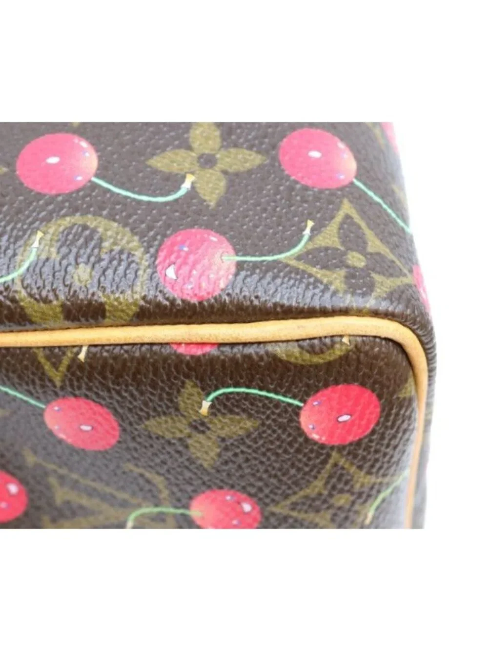 Louis Vuitton Monogram Cherry Speedy 25 Handbag